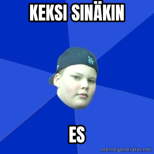 Jonnen Neuvo meme: Keksi   sinäkin / ES