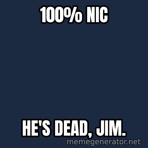 HeS Dead Jim meme: 100% nic / He's dead, Jim.