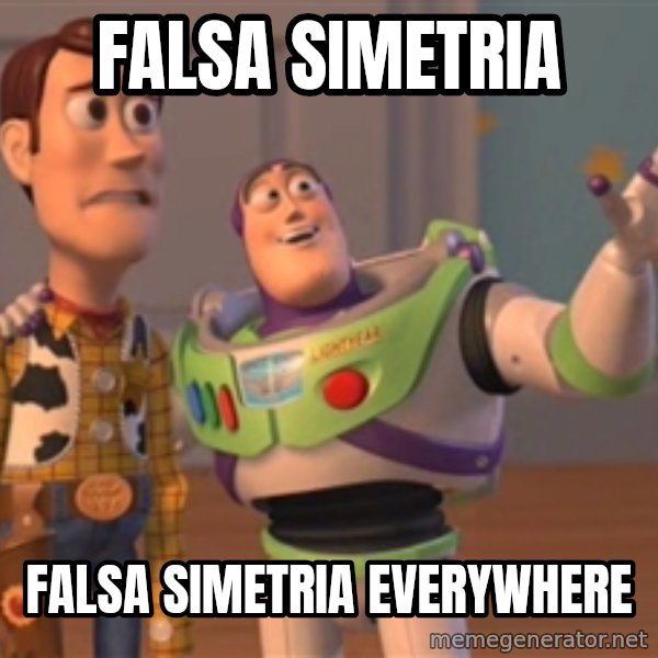 Tseverywhere meme: falsa simetria / falsa simetria everywhere