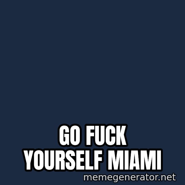 ron burgundy LNL meme: Go Fuck yourself Miami