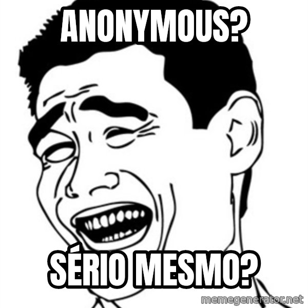 Yao Ming meme: Anonymous? / Sério mesmo?