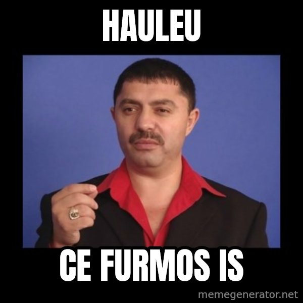 Manelistul Nicolae Guta meme: HAULEU / CE FURMOS IS