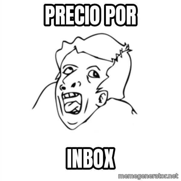 genius rage meme meme: Precio Por / Inbox