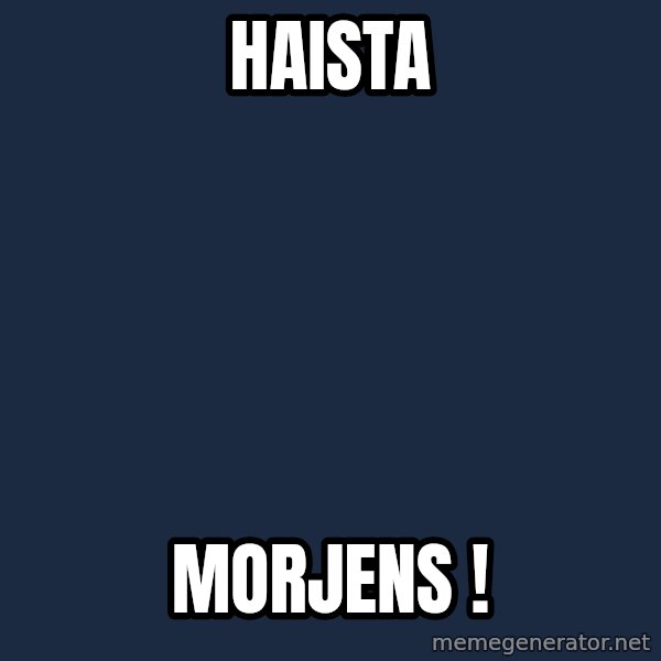 Katainen Perkele meme: haista / morjens !