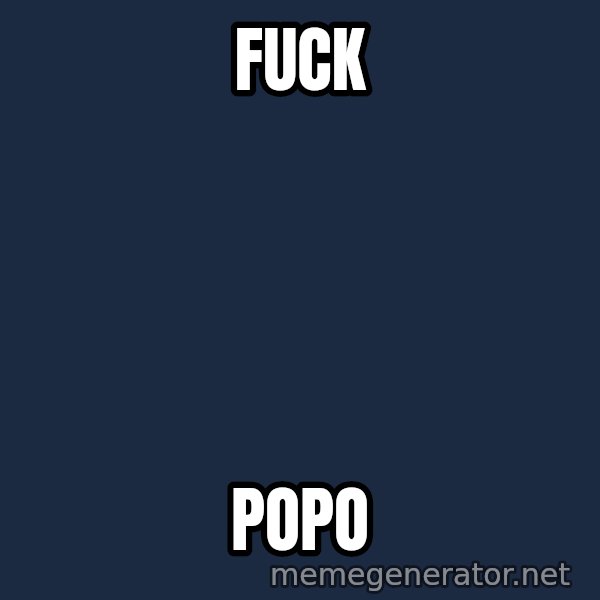 Zach Morris meme: Fuck / PoPo