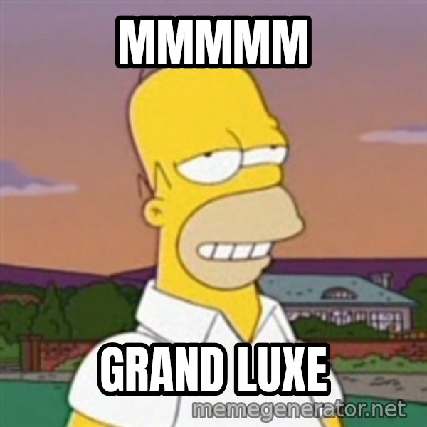Homer MMM meme: MMMMM / GRAND LUXE