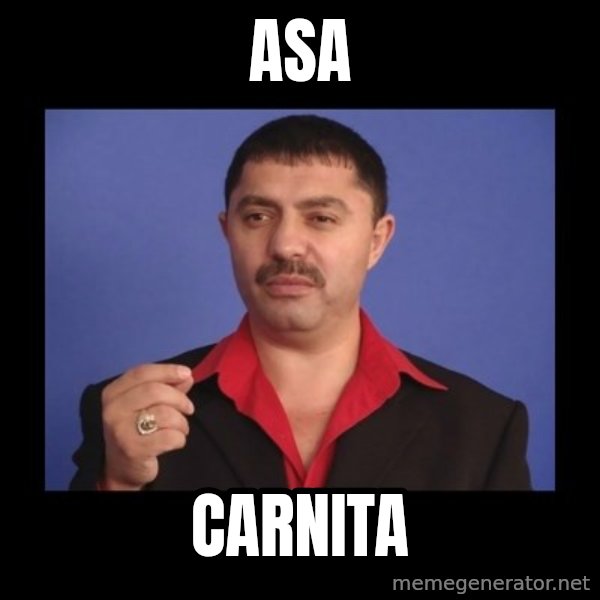 Manelistul Nicolae Guta meme: ASA / Carnita