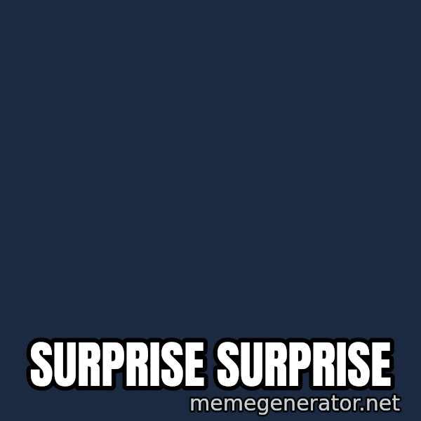 Gomer Pyle meme: Surprise surprise