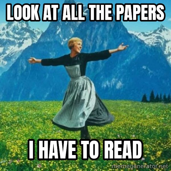 Look at All the Fucks I Give meme: look at all the papers / i have to read