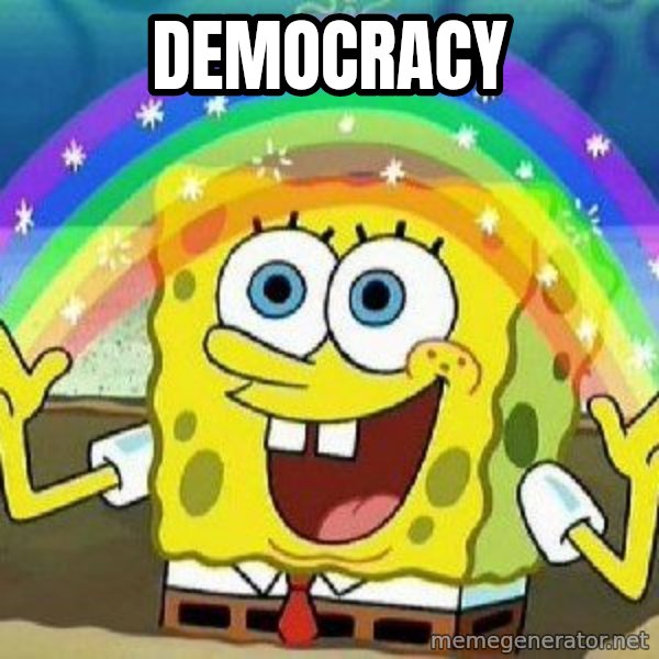 Imagination meme: democracy