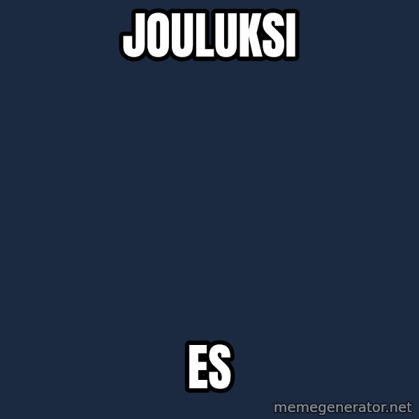 Jonnen Neuvo meme: Jouluksi / ES