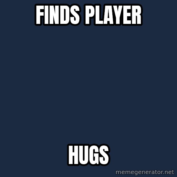 Minecraft Creeper meme: FINDS PLAYER / HUGS
