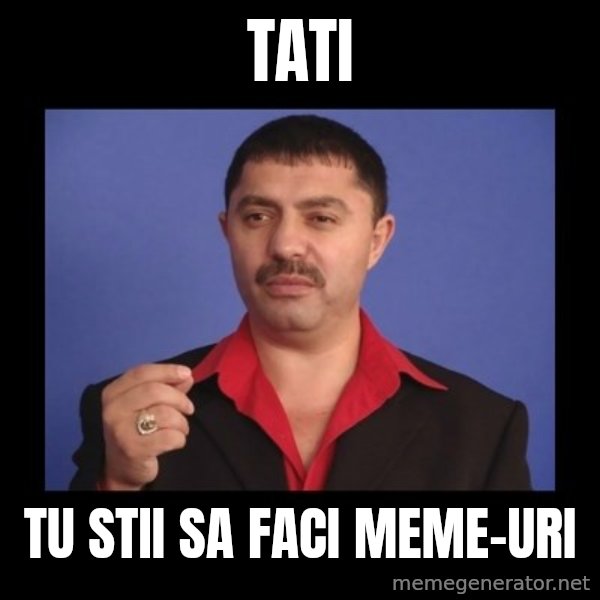 Manelistul Nicolae Guta meme: tati / tu stii sa faci meme-uri