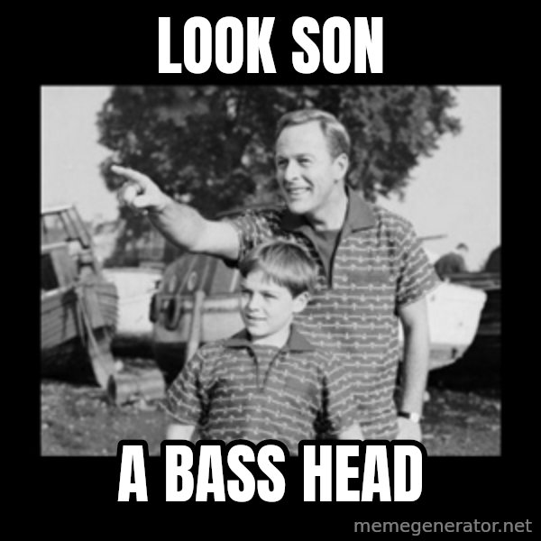 look son a faggot meme: Look son / A bass head