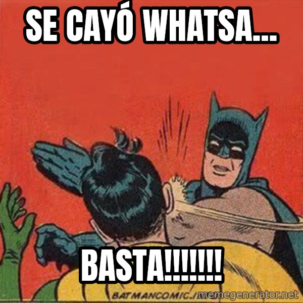 batman slap robin meme: Se cayó whatsa... / basta!!!!!!!