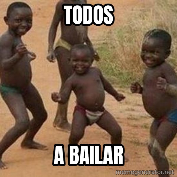 african children dancing meme: todos / a bailar