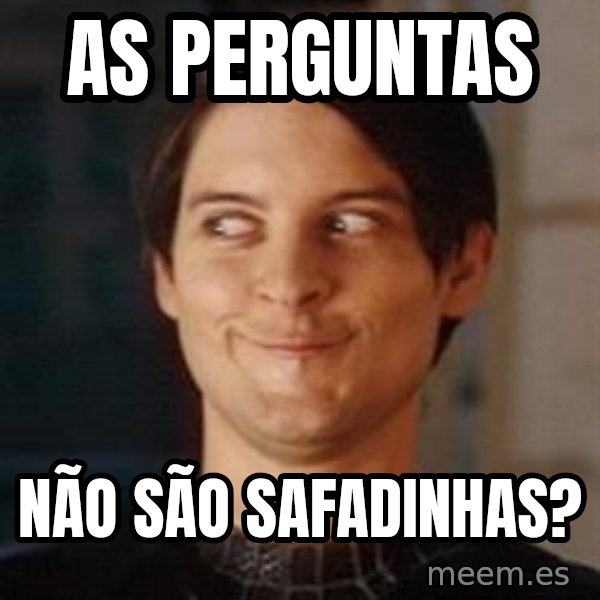 Naughty Spiderman meme: As perguntas / Não são safadinhas?
