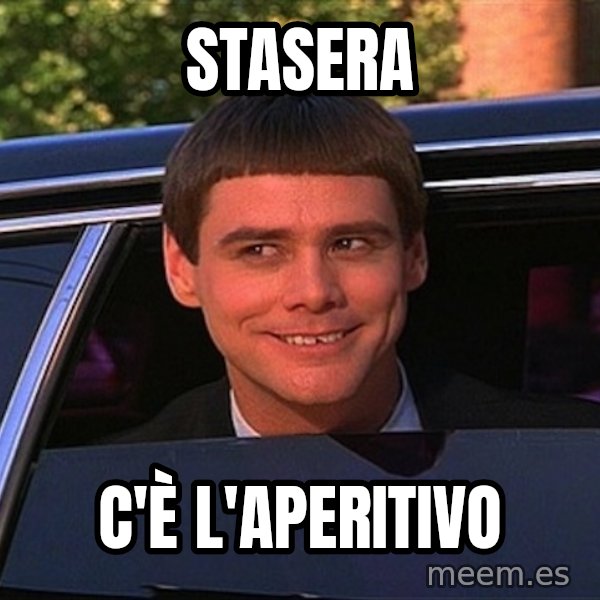 Jim Carrey Limo meme: stasera / c'è l'aperitivo