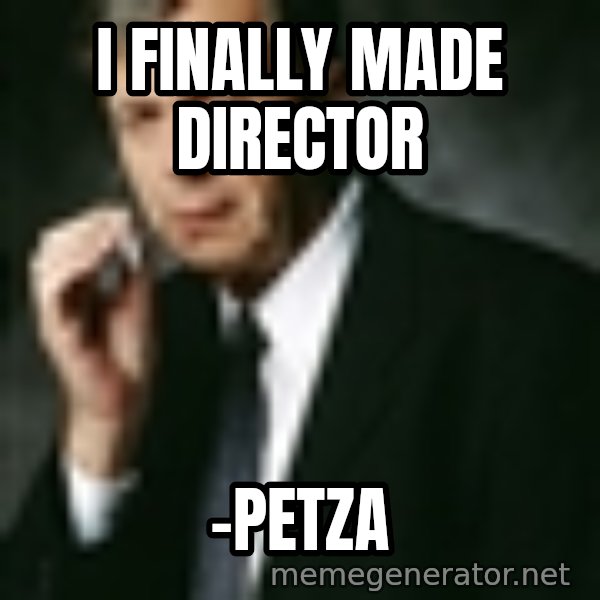 Cigarette Smoking Man meme: I finally made director / -petza