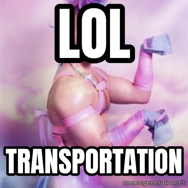 Unicorn Boy meme: lol / transportation