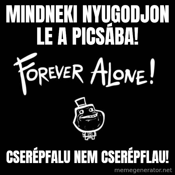 Chill Out Lemur meme: mindneki nyugodjon le a picsába! / cserépfalu nem cserépflau!
