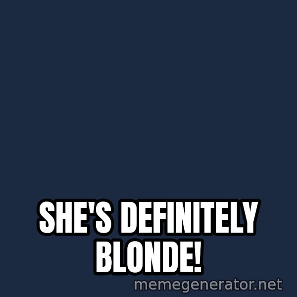 Lenin Facepalm meme: she's definitely blonde!