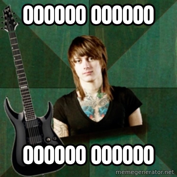 Progressive Guitarist meme: 000000  000000 / 000000  000000