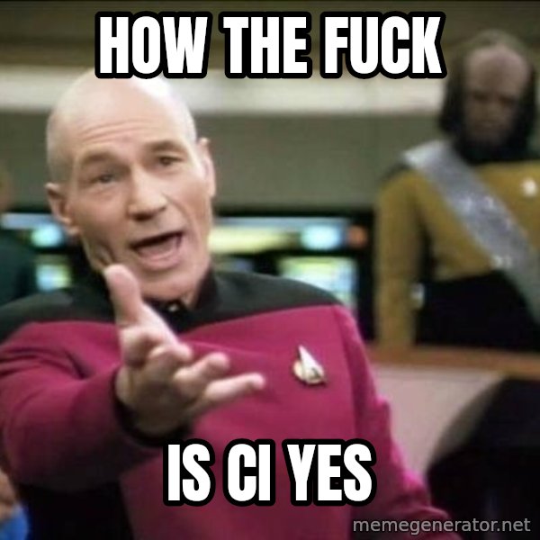 Why the fuck meme: How the fuck / IS CI YES