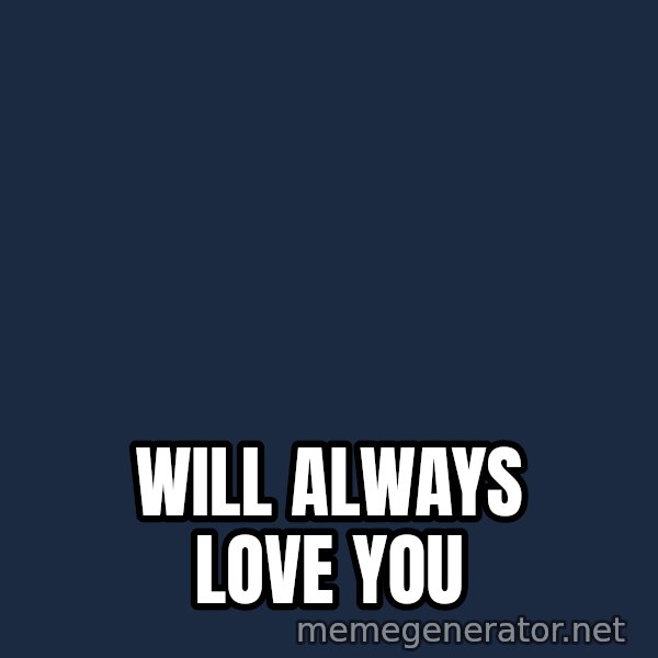 Whitney Houston Bodyguard meme: Will Always Love You