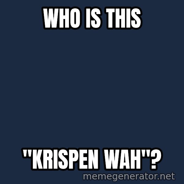 Chris Benoit meme: who is this / "krispen wah"?