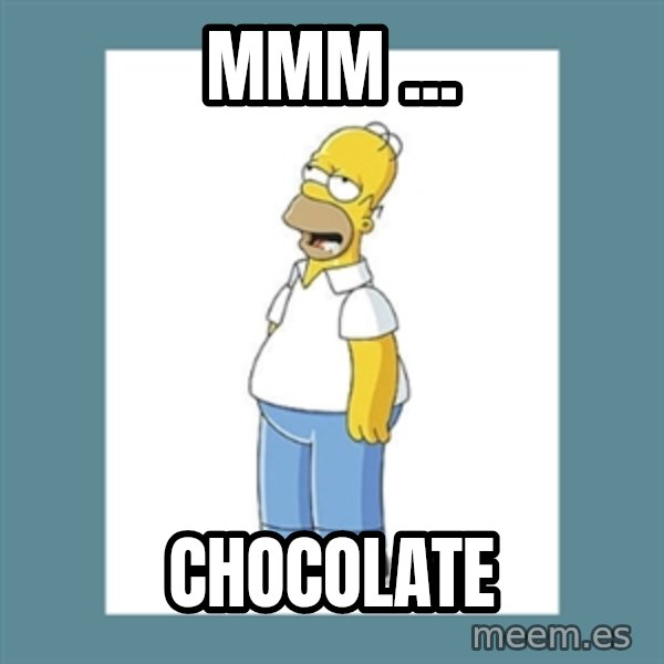 homer simpson mmm meme: Mmm ... / Chocolate