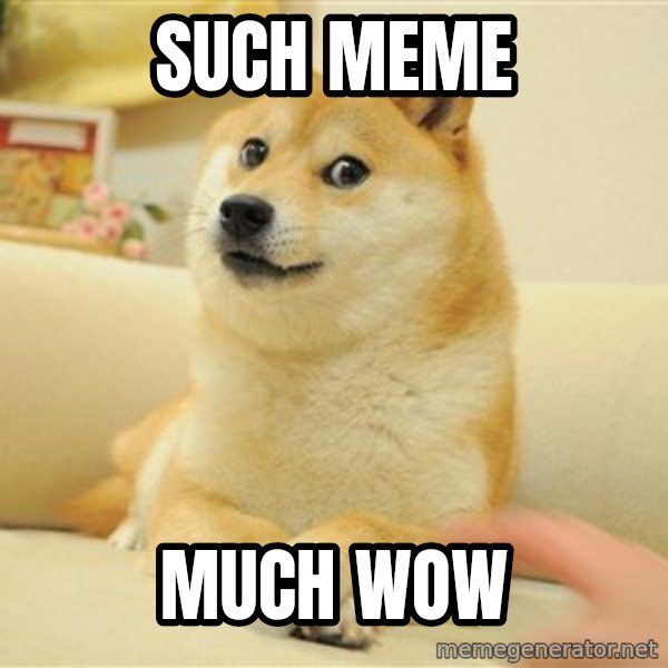 so doge meme: such meme / much wow