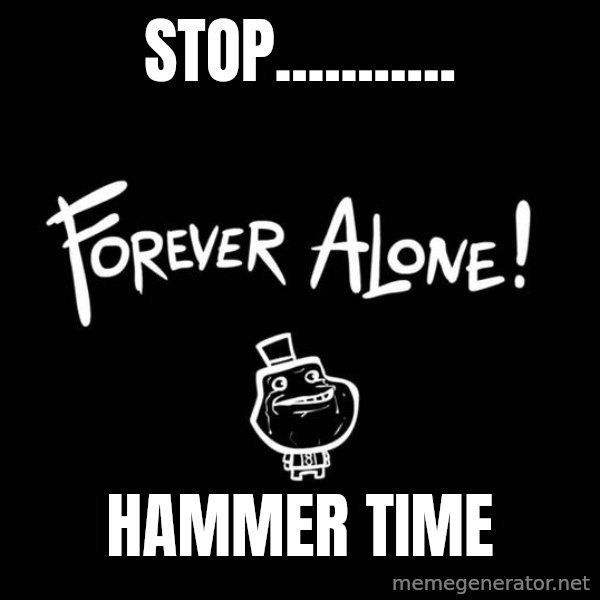 Chill Out Lemur meme: stop........... / hammer time