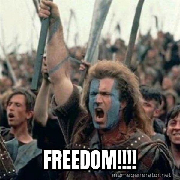 William Wallace braveheart mel gibson lol meme: FREEDOM!!!!