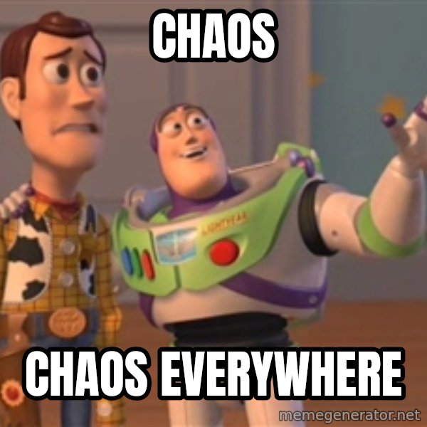 Tseverywhere meme: Chaos / Chaos everywhere