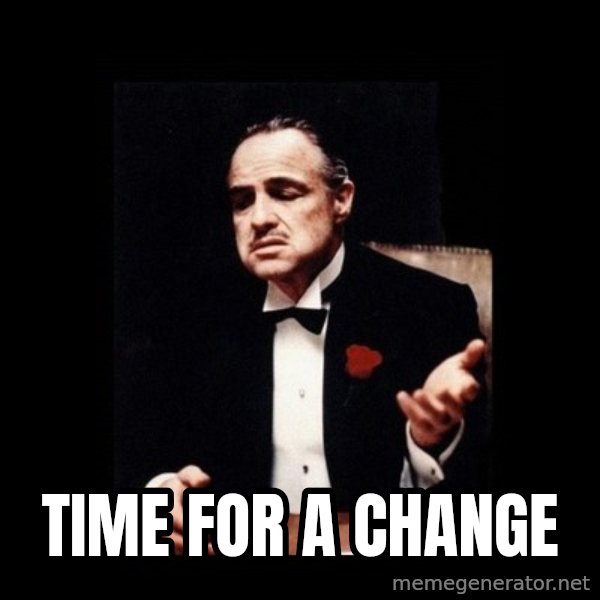 The Godfather meme: Time for a change