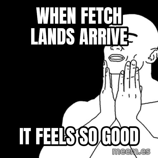 feels good meme: When fetch lands arrive / It feels so good