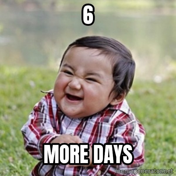 evil toddler kid2 meme: 6 / more days