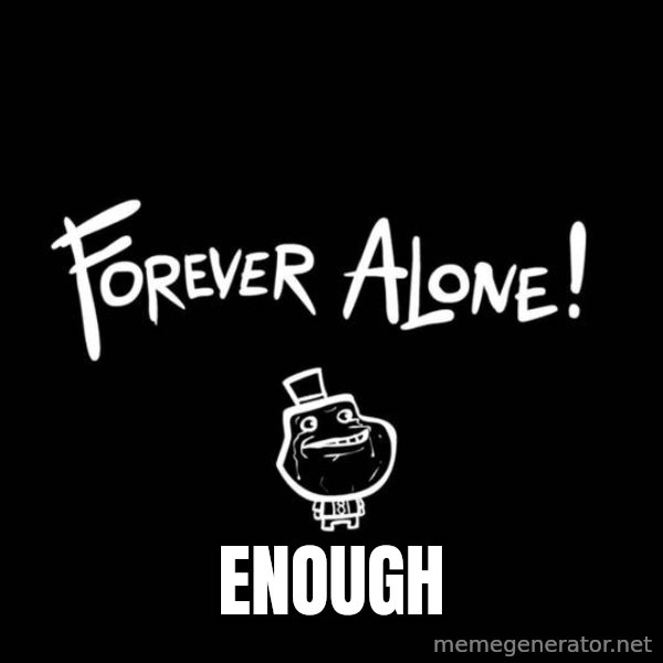 Chill Out Lemur meme: enough