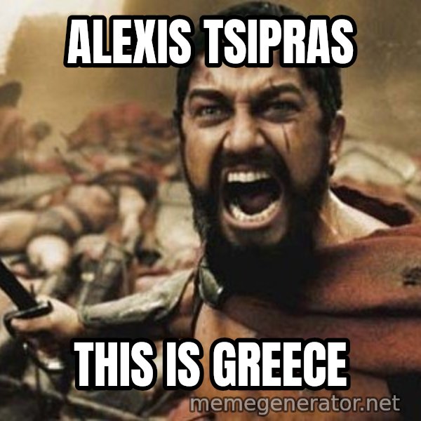 300 meme: Alexis Tsipras / This is GREECE