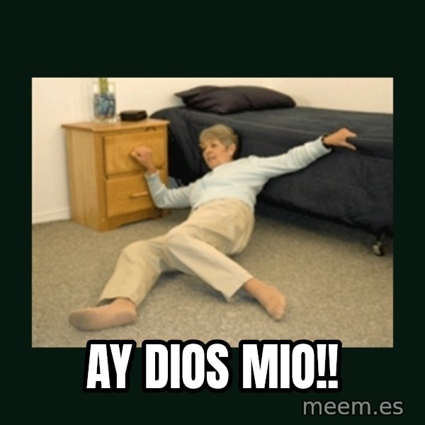 life alert lady meme: AY DIOS MIO!!