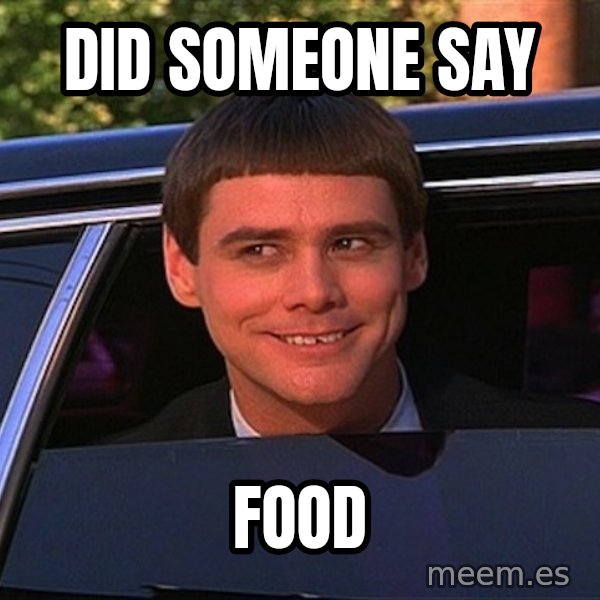 Jim Carrey Limo meme: Did someone say / food