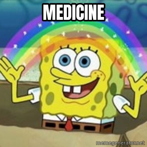 Spongebob meme: Medicine