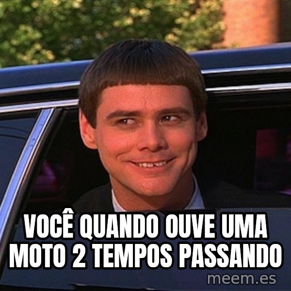 Jim Carrey Limo meme: você quando ouve uma moto 2 tempos passando