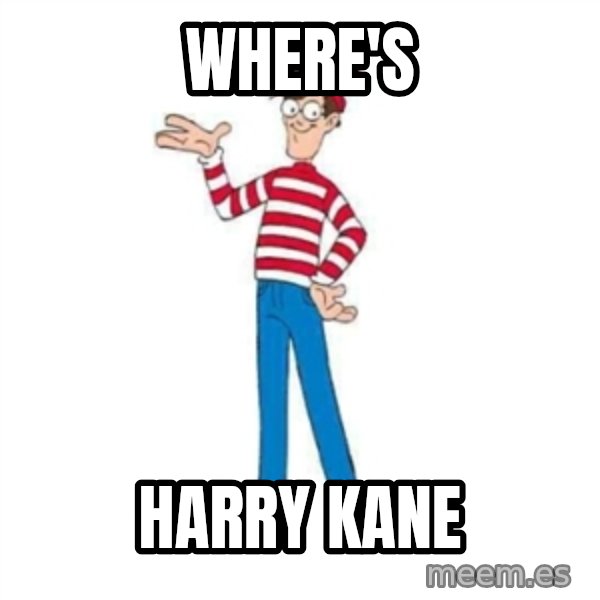 Where's Waldo meme: Where's / Harry Kane