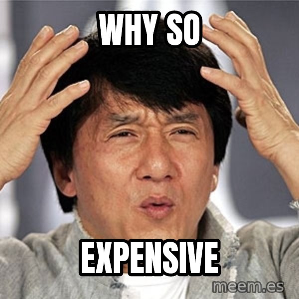 Jackie Chan meme: why so / expensive