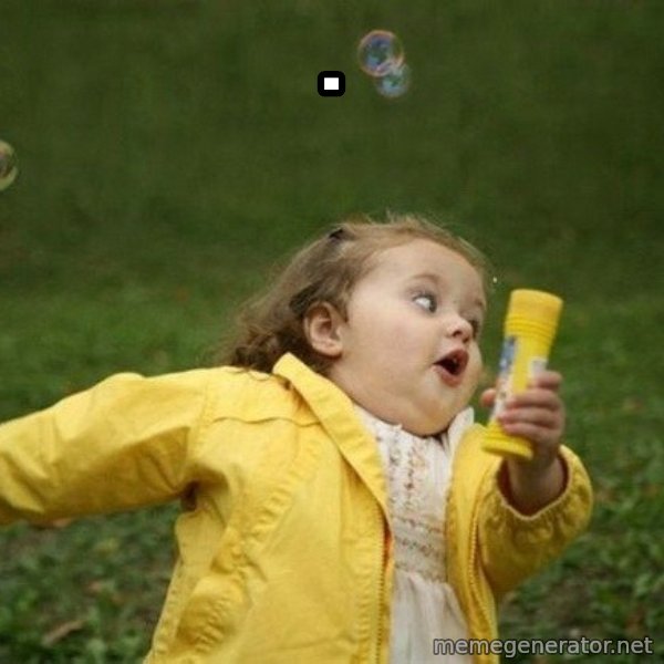 Little girl running away meme: .
