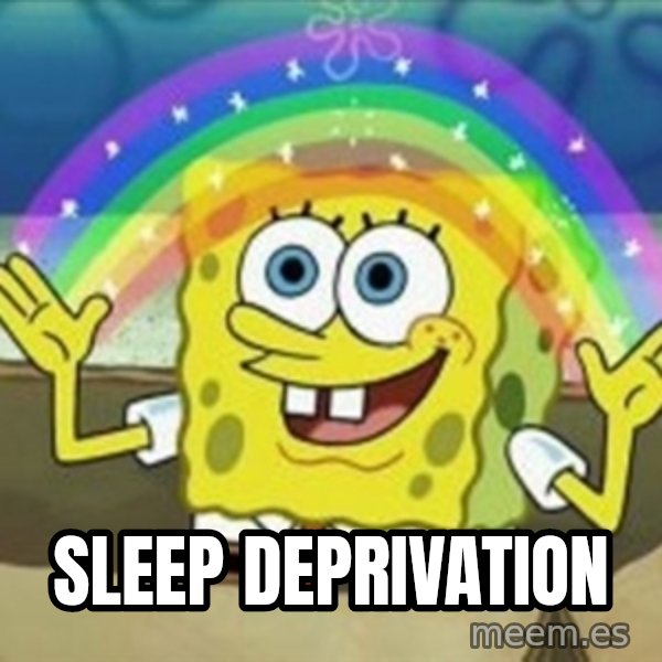 Spongebob meme: Sleep deprivation