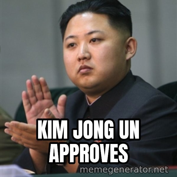 Kim Jong Un clapping meme: Kim Jong Un approves
