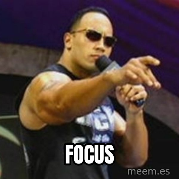 Dwayne 'The Rock' Johnson meme: FOCUS